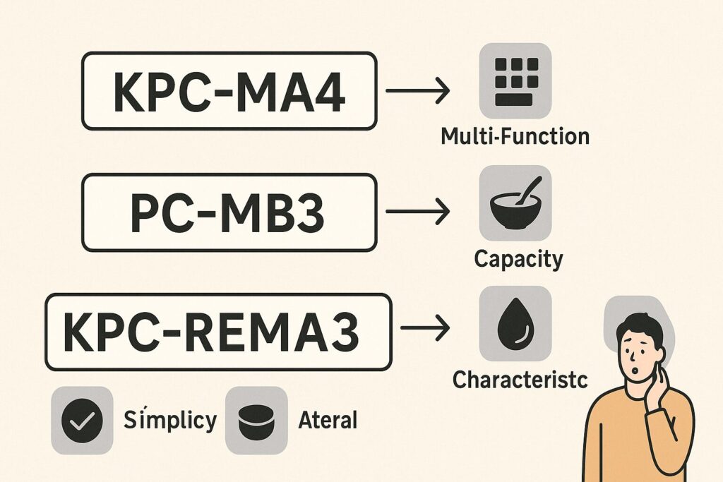 アイリスオーヤマ 電気圧力鍋 型番 違い KPC PC MA MB REMA