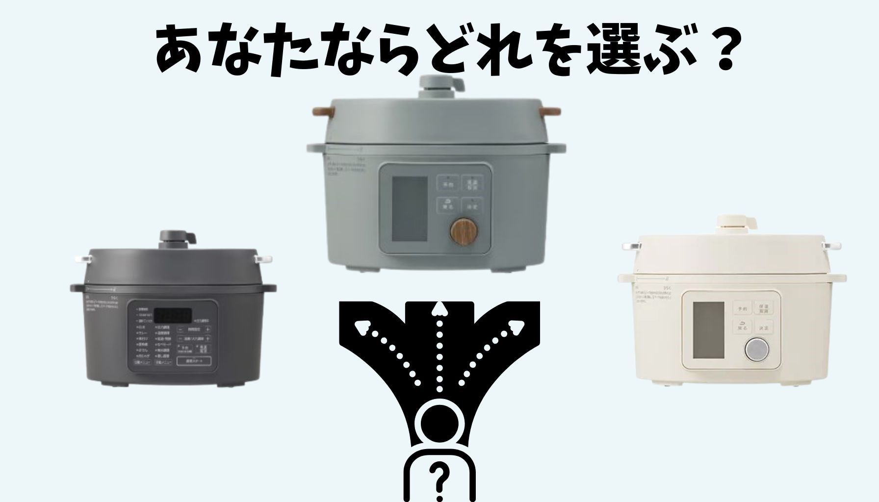 後悔しない選び方！アイリスオーヤマ電気圧力鍋 PC-MB3・KPC-MB3・PMPC-MB3の違いと注意点 | 家電量販店の日常