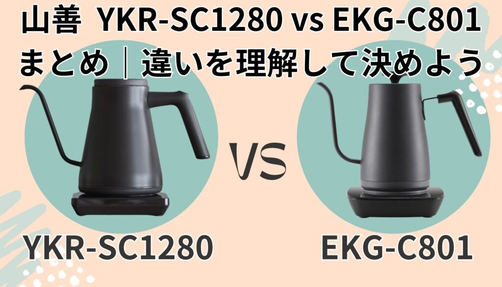 YKR-SC1280 EKG-C801 まとめ