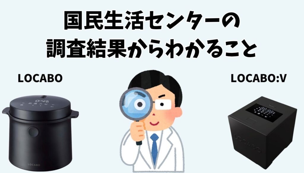 国民生活センターのテスト結果