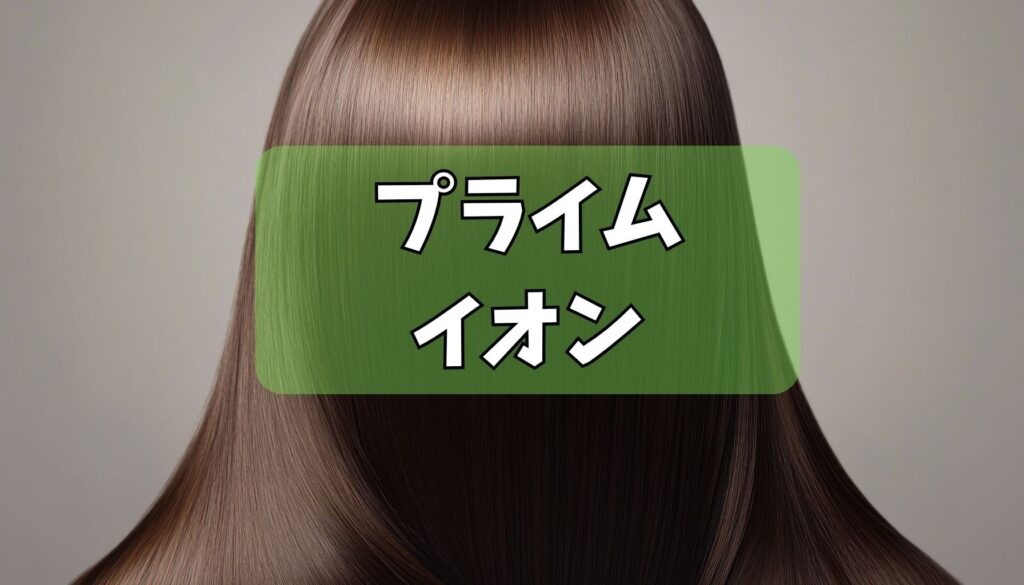 パサつきを抑える「プライムイオン」の効果