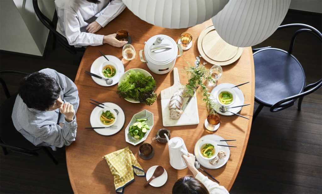 「毎日特別ごはん」という、豊かな食卓を提案するコンセプト。