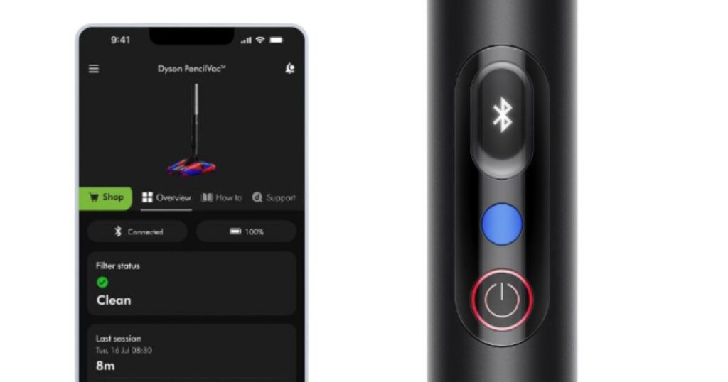 Bluetooth®でスマホアプリ「MyDyson™」と連携