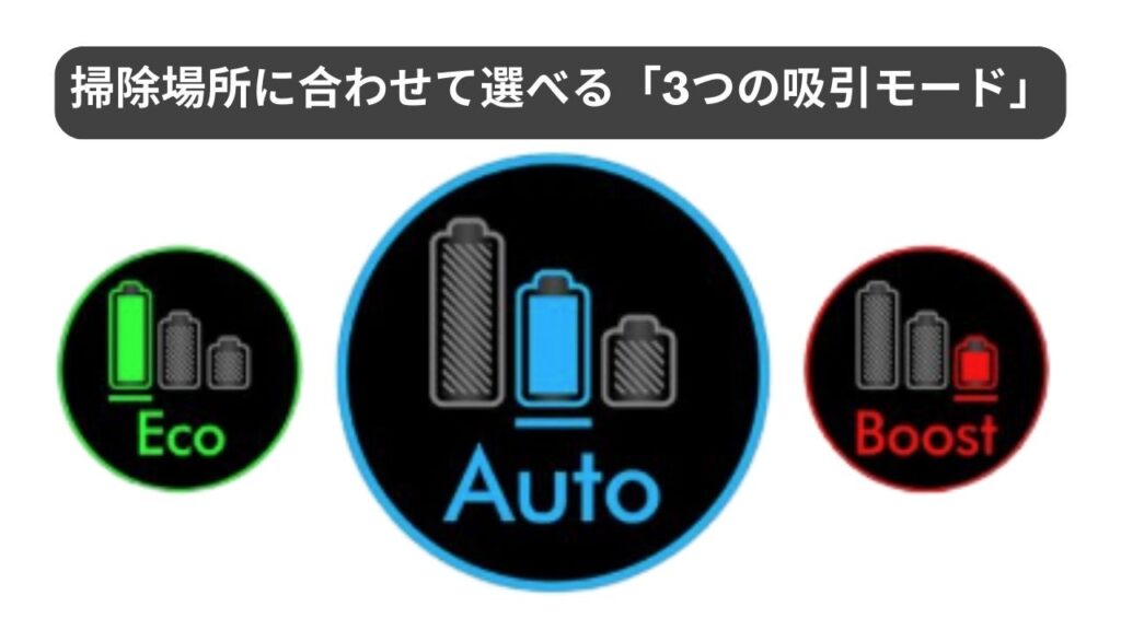 3つの吸引モード