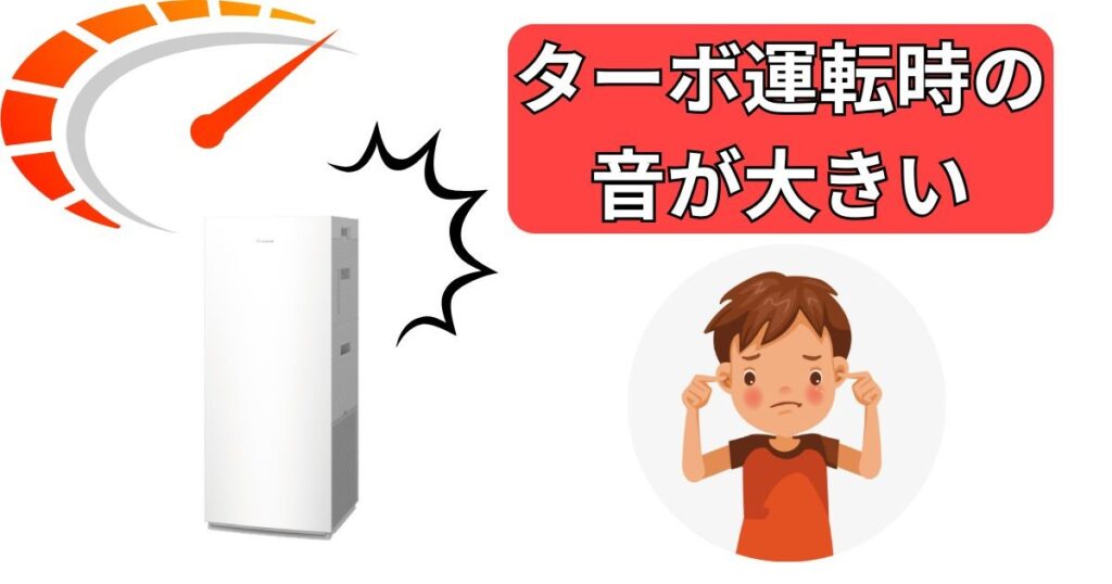 ターボ運転時の音は大きめ