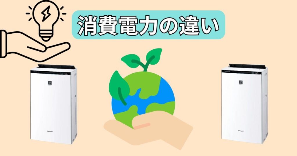 消費電力の違い