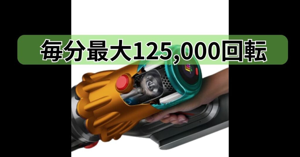 SV46 SU｜よりパワフルなダイソン ハイパーディミアムモーター
