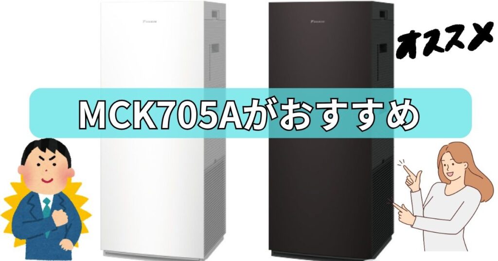 旧モデル「MCK705A」がおすすめ
