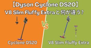 【ダイソン DS20】謎多きビックカメラグループ限定モデル?V8 Slim Fluffy Extraと比較解説