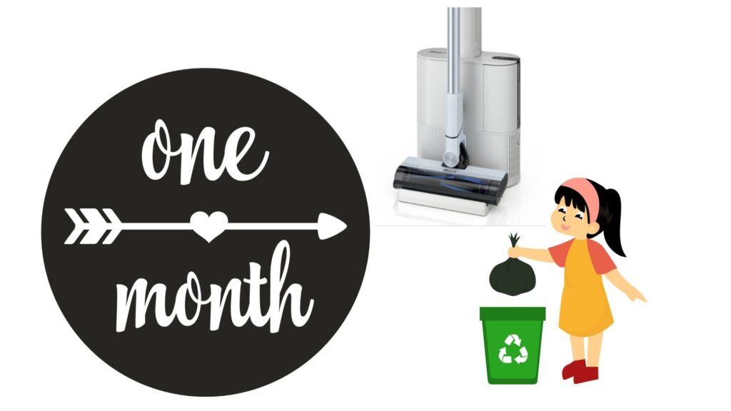 約1ヶ月間、ゴミ捨てが不要に