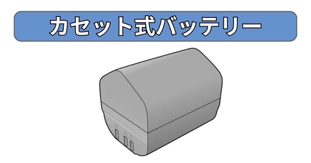 カセット式バッテリー