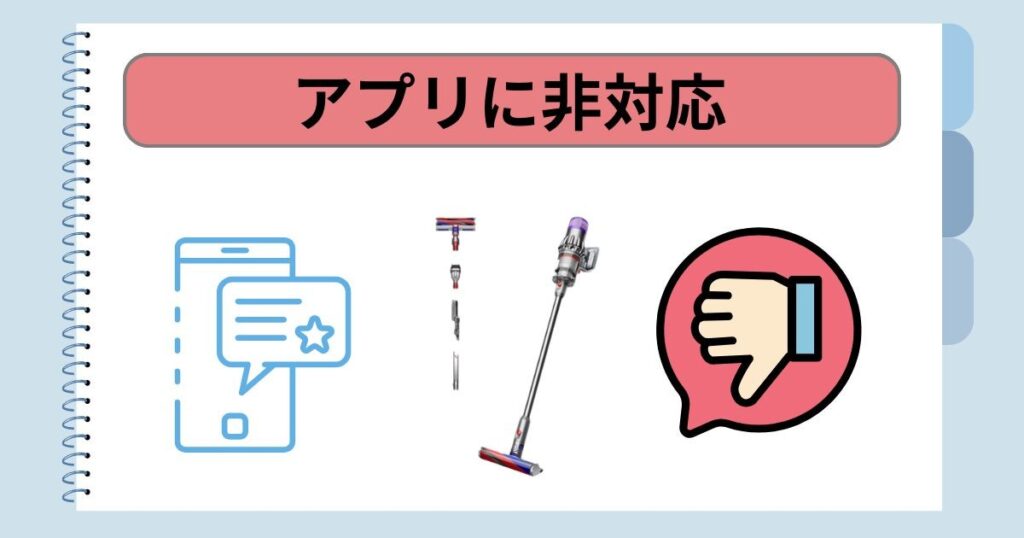 アプリに非対応｜必要な通知はディスプレイがお知らせ