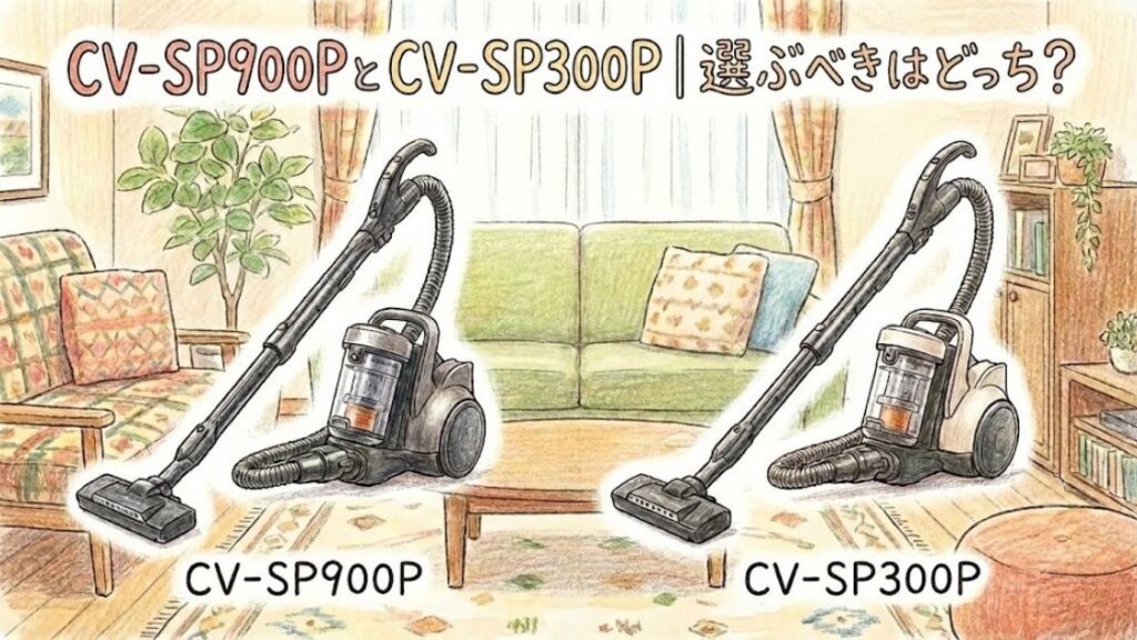 CV-SP900PとCV-SP300P｜選ぶべきはどっち？