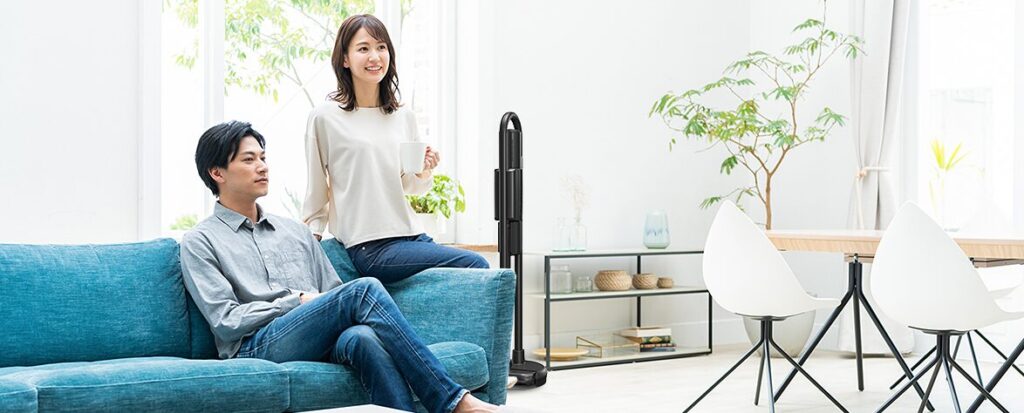 スタンド一体型デザイン