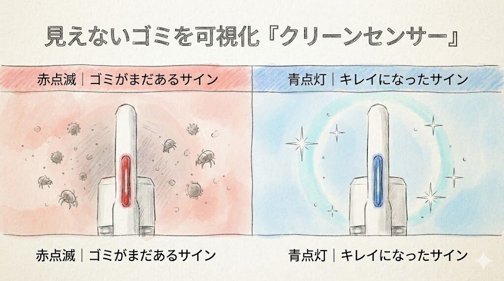 見えないゴミを可視化「クリーンセンサー」