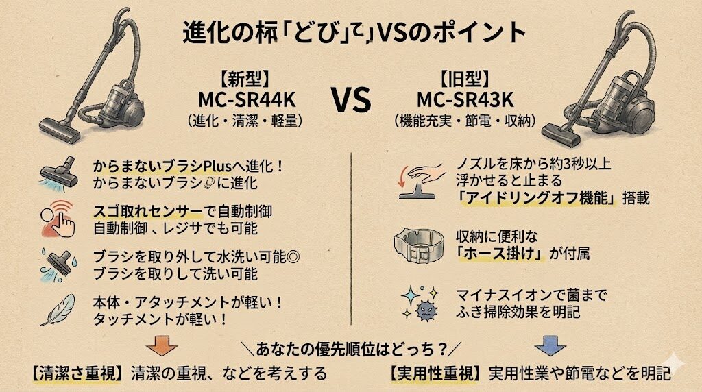 まとめ|進化の新型か、機能充実の旧型か