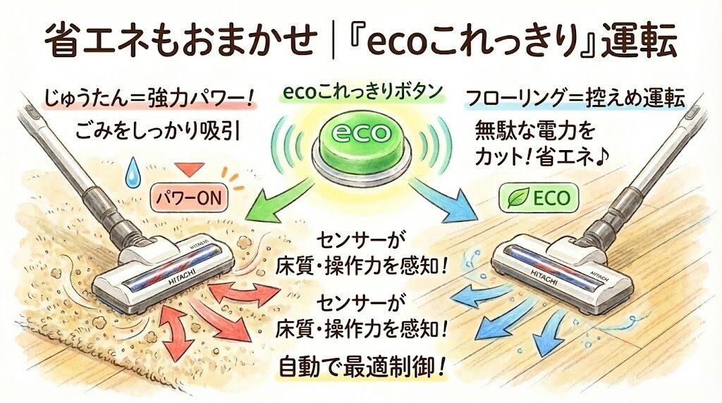 省エネもおまかせ｜「ecoこれっきり」運転