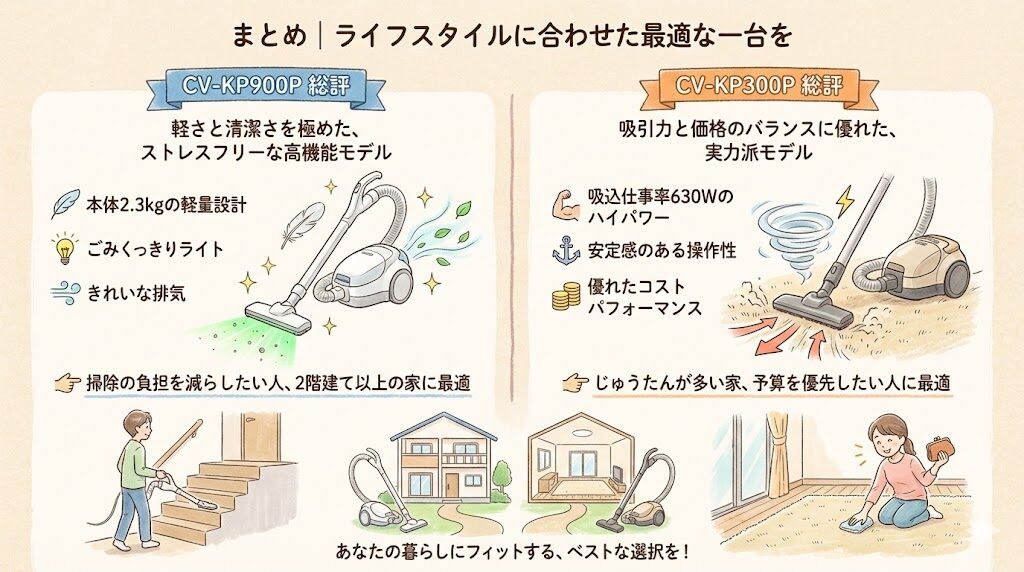 まとめ｜ライフスタイルに合わせた最適な一台を