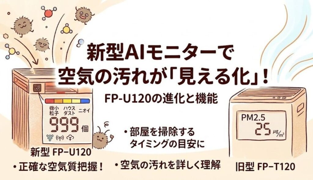 粒子数を見える化するAIモニター