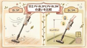 日立 PV-BL3PとPV-BL3Mの違いを比較｜中身は同じ？4万円安くて稼働時間が長い「旧型」が正解