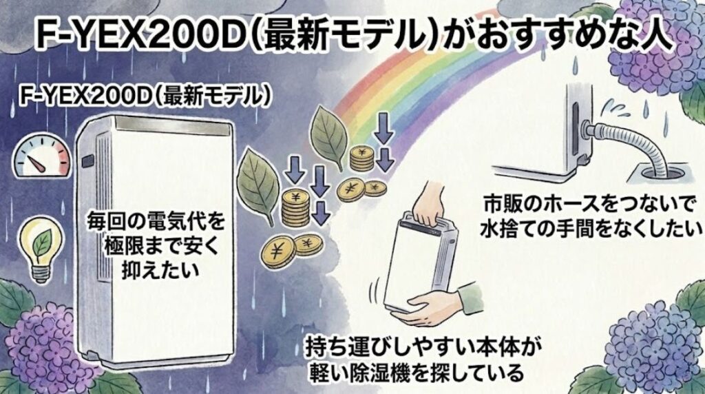 F-YEX200D（最新モデル）がおすすめな人