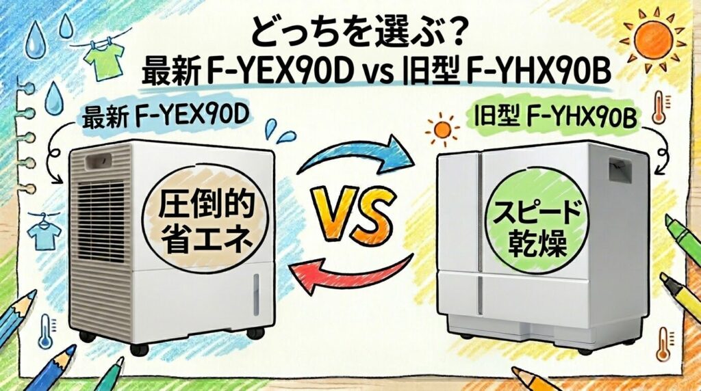 おすすめは？F-YEX90DとF-YHX90Bのライフスタイル別選び方