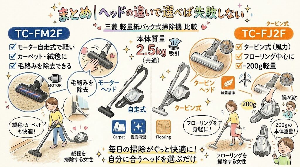 とめ｜ヘッドの違いで選べば失敗しない