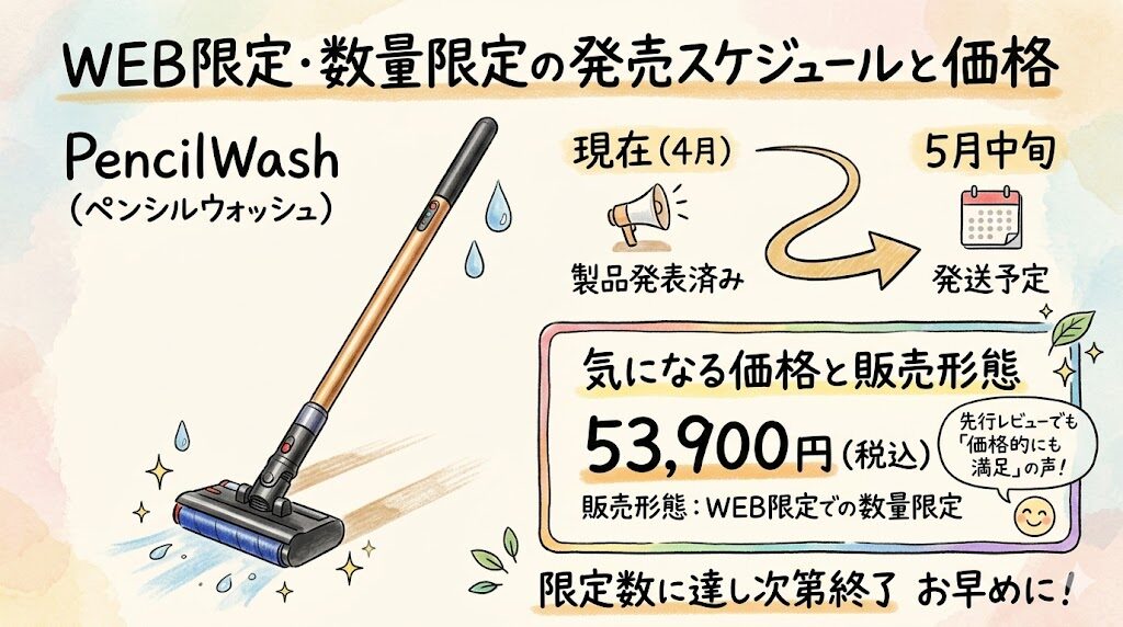 WEB限定・数量限定の発売スケジュールと価格