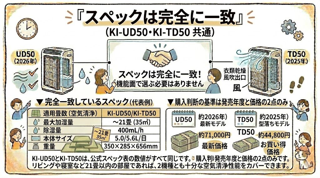 スペックは完全に一致